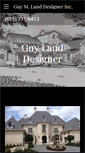 Mobile Screenshot of gmlanddesigner.com